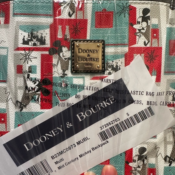 Disney mid century modern Dooney & Burke backpacks - Picture 2 of 11